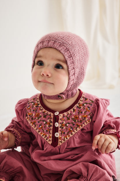 Baby Beachwalk Bonnet - Antique Rose