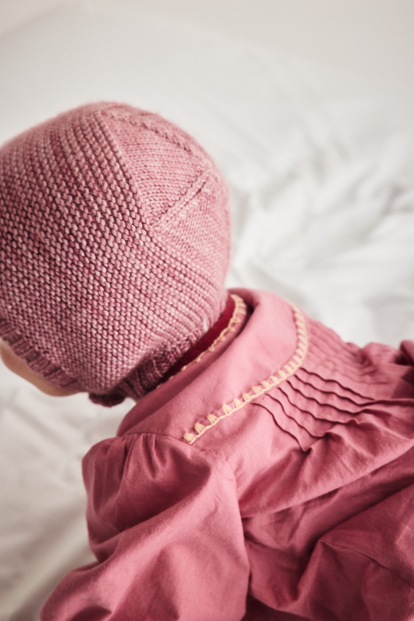 Baby Beachwalk Bonnet - Antique Rose