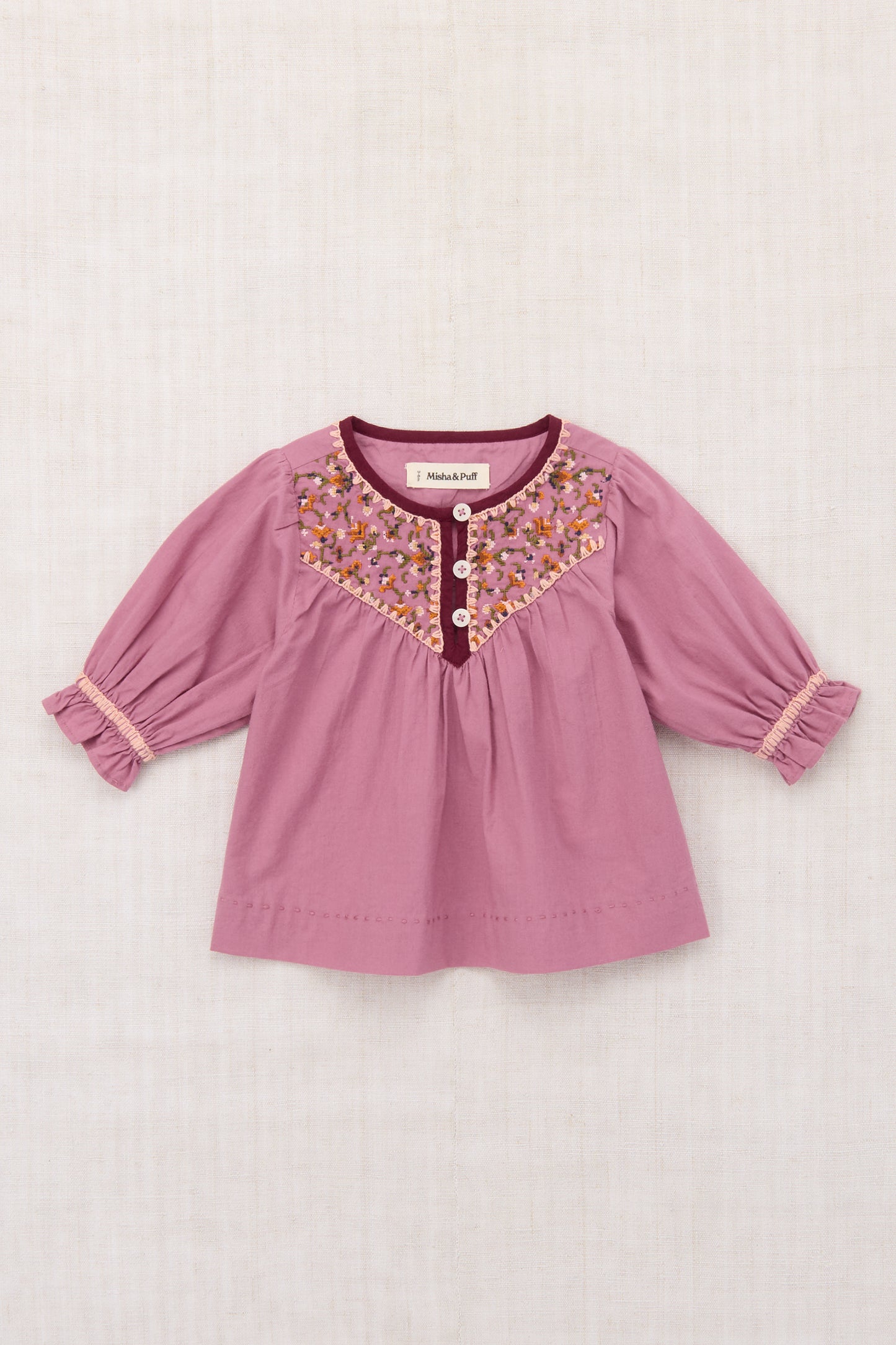 Baby Betina Dress - Antique Rose