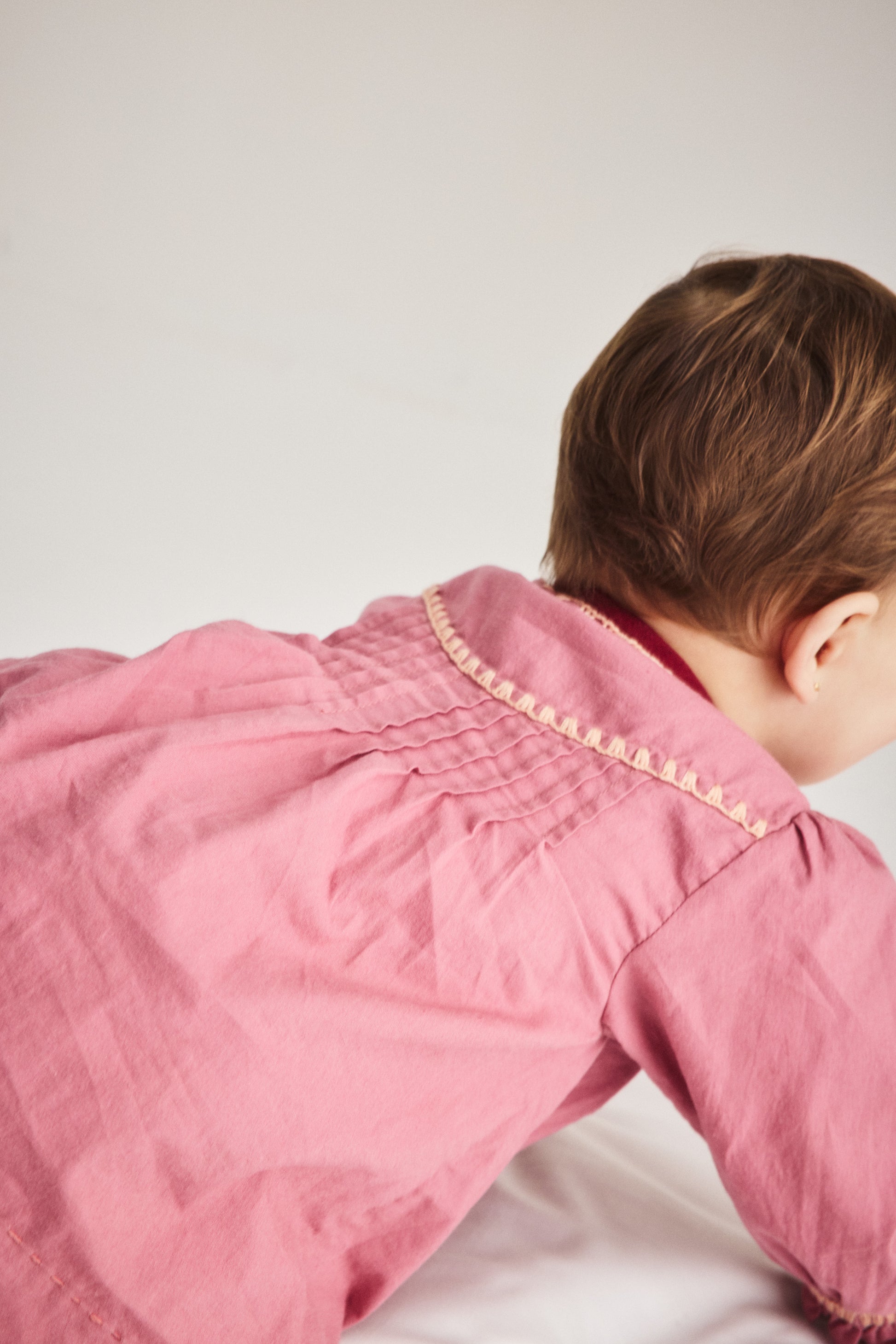 Baby Betina Dress - Antique Rose