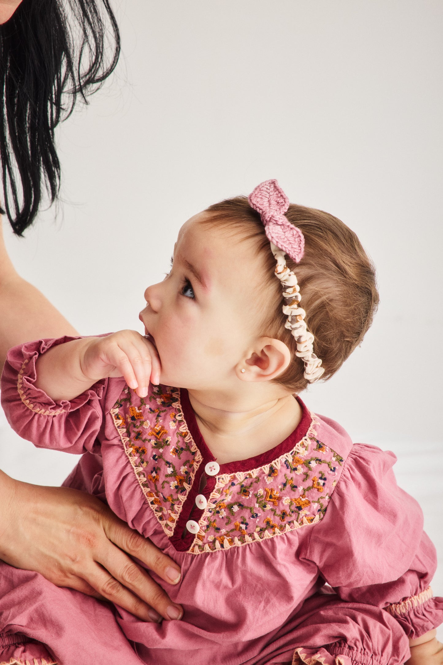 Baby Betina Dress - Antique Rose