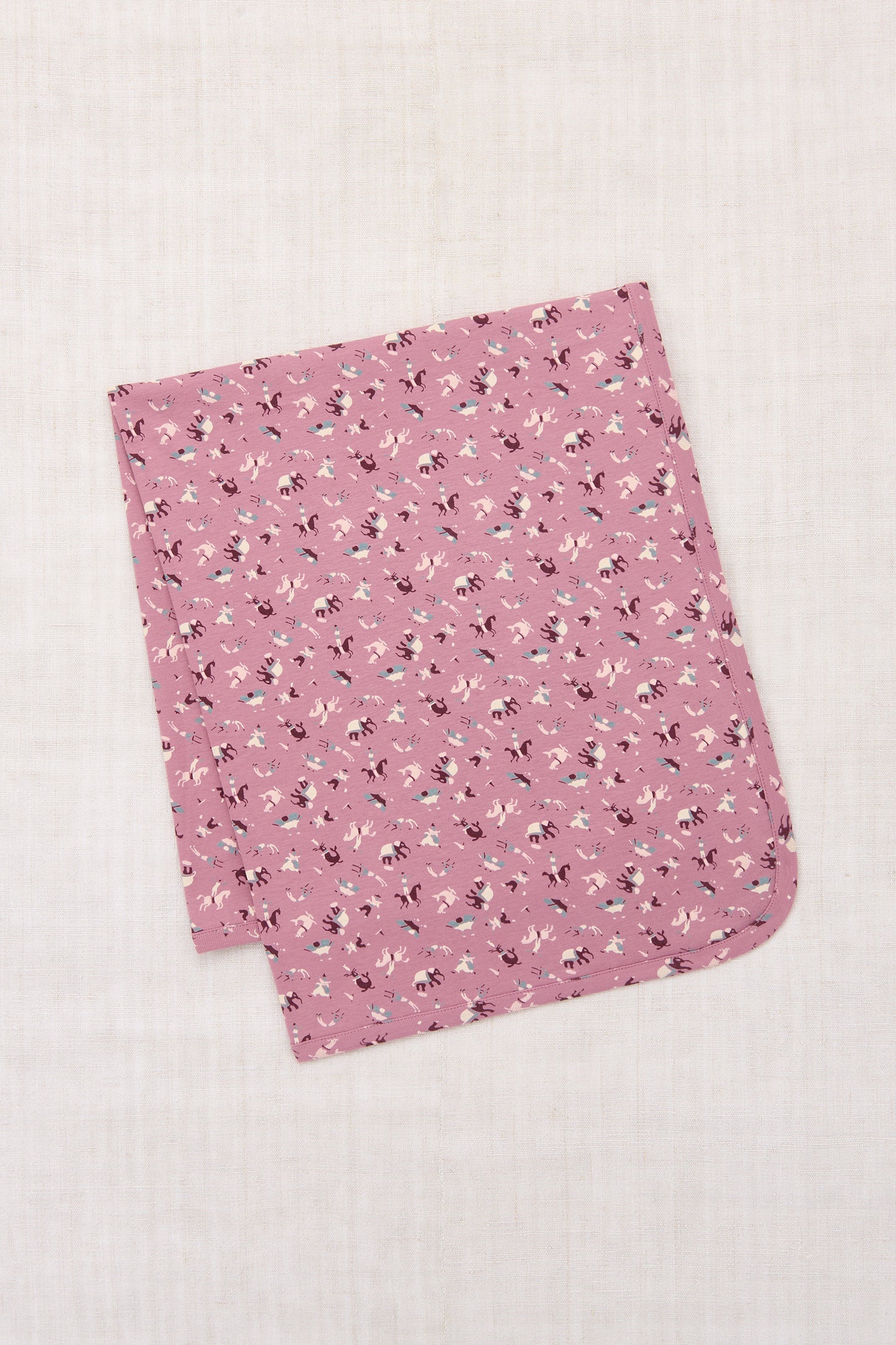 Baby Blanket - Antique Rose Circus