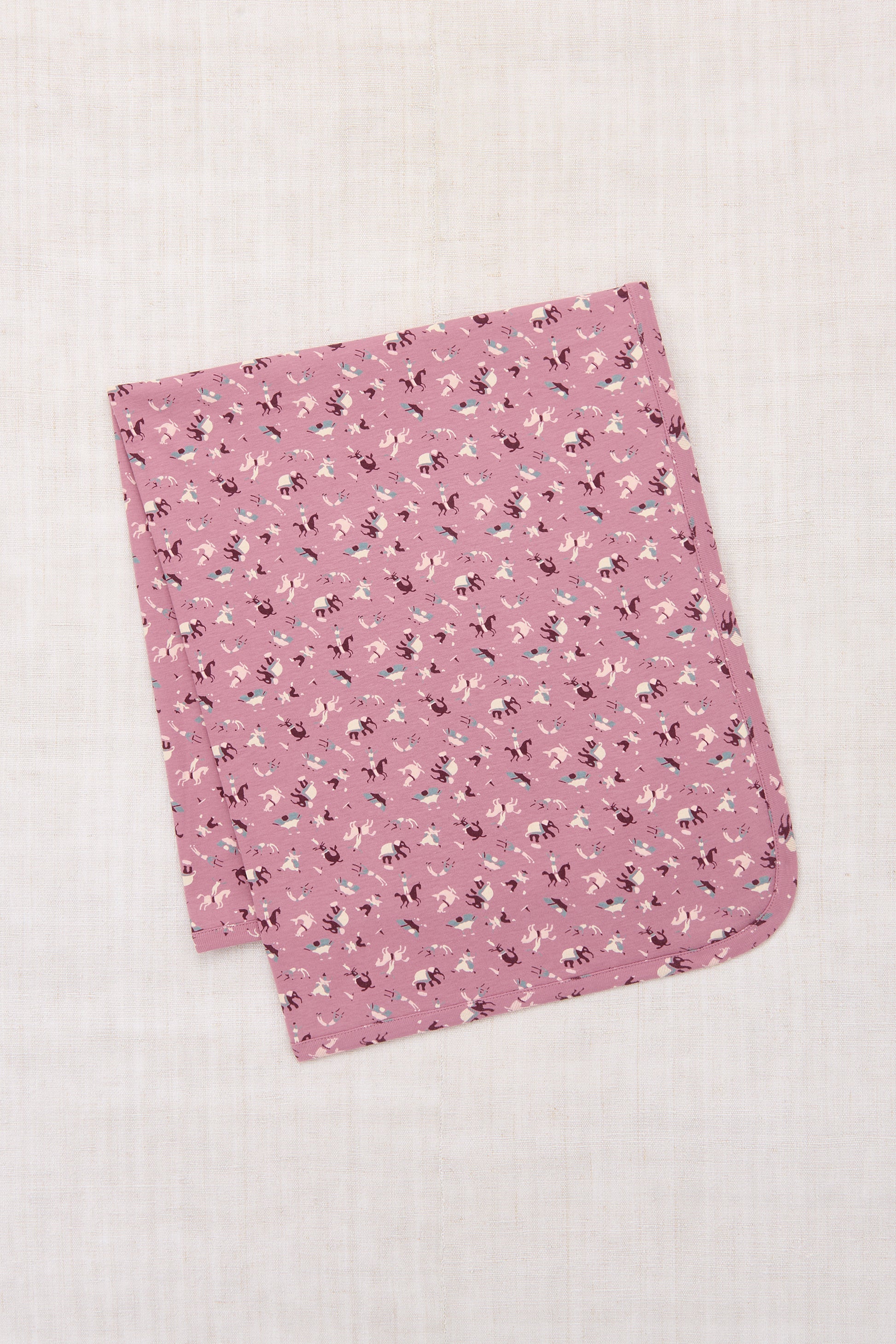 Baby Blanket - Antique Rose Circus