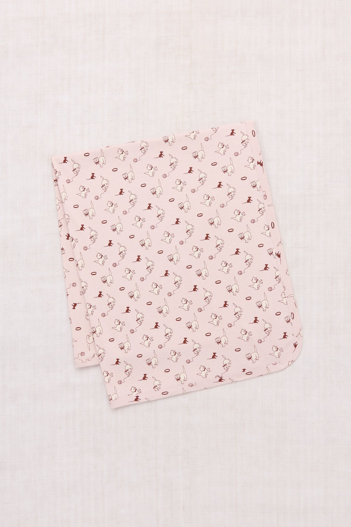 Baby Blanket - Candyfloss Cat & Mouse