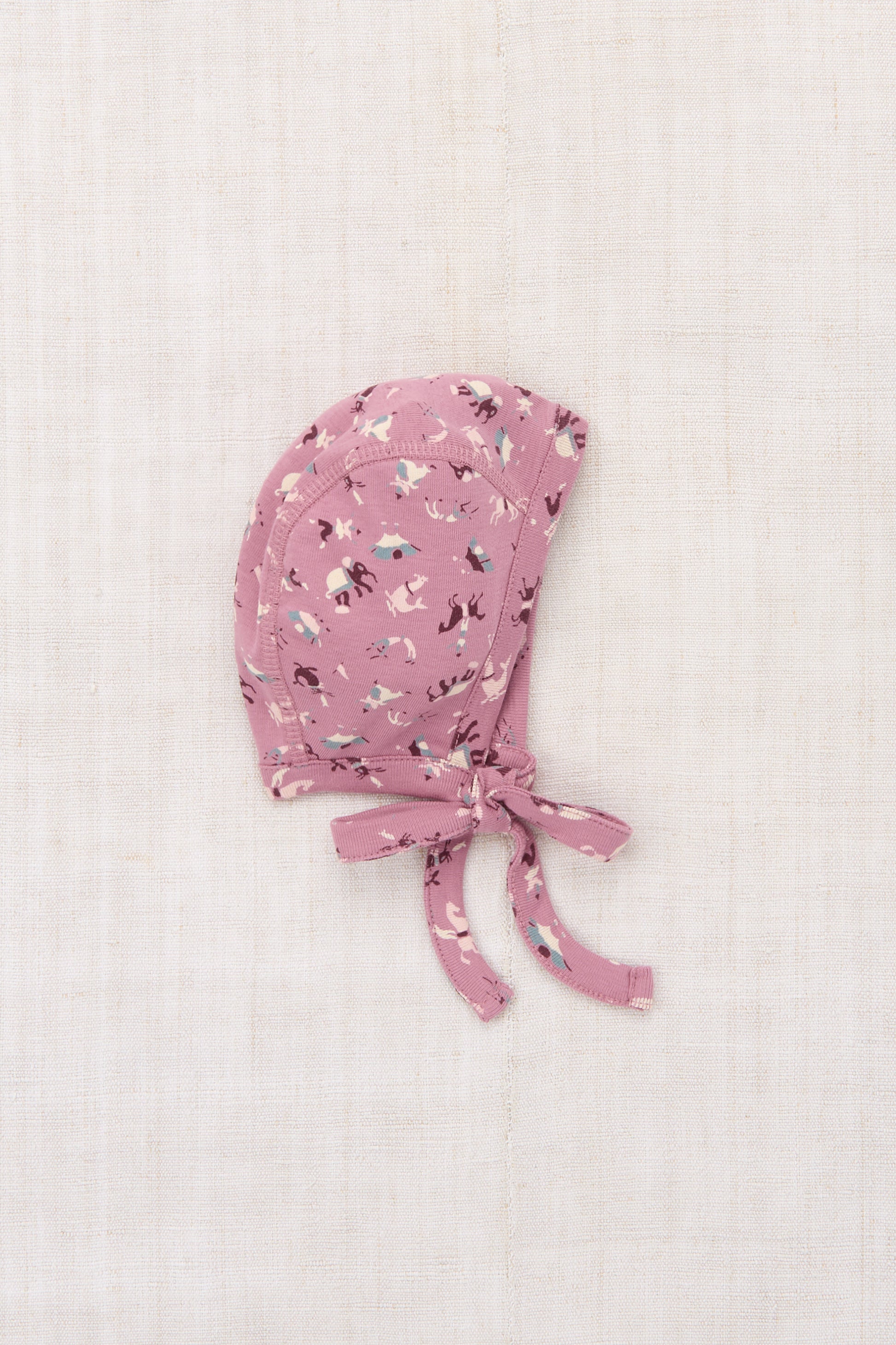 Baby Bonnet - Antique Rose Circus