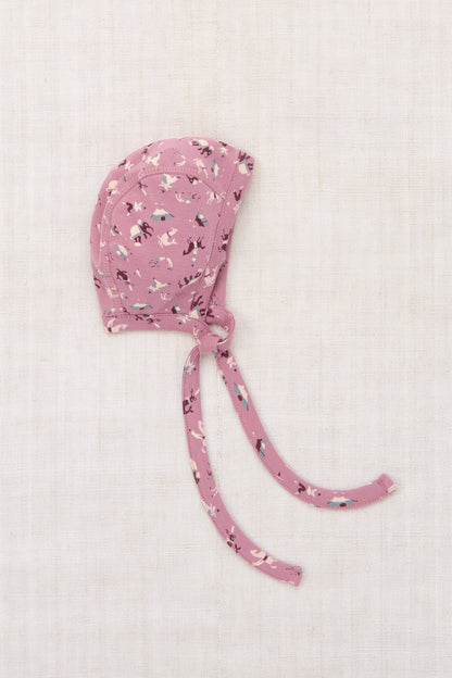 Baby Bonnet - Antique Rose Circus