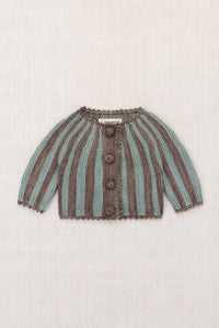 Baby Circus Stripe Cardigan - Mink