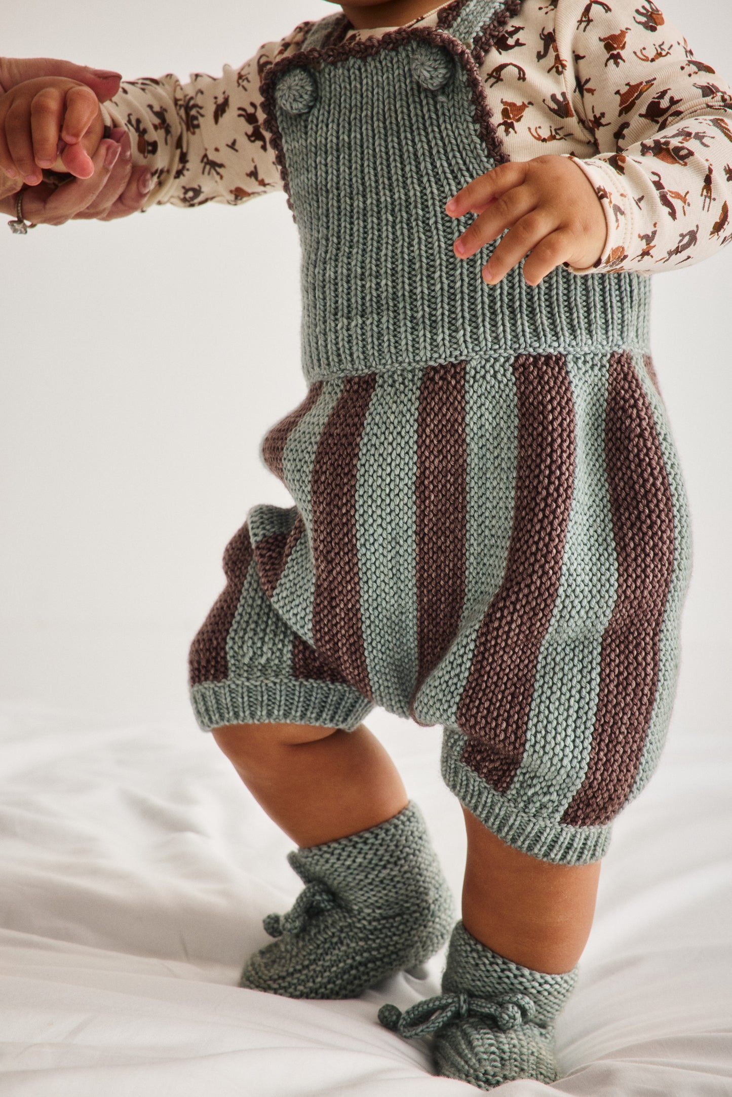 Baby Circus Stripe Romper - Onsen