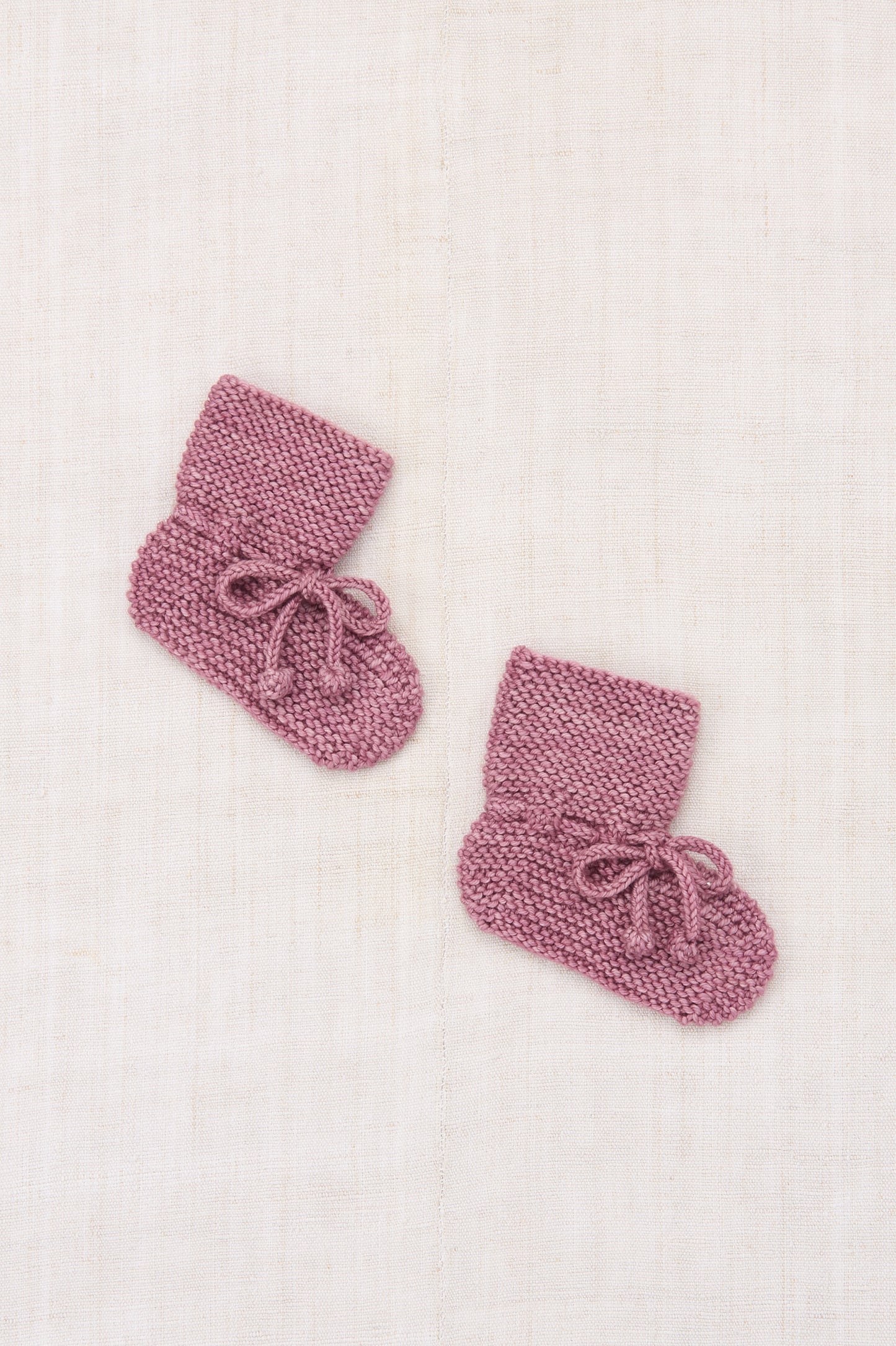 Baby Classic Booties - Antique Rose