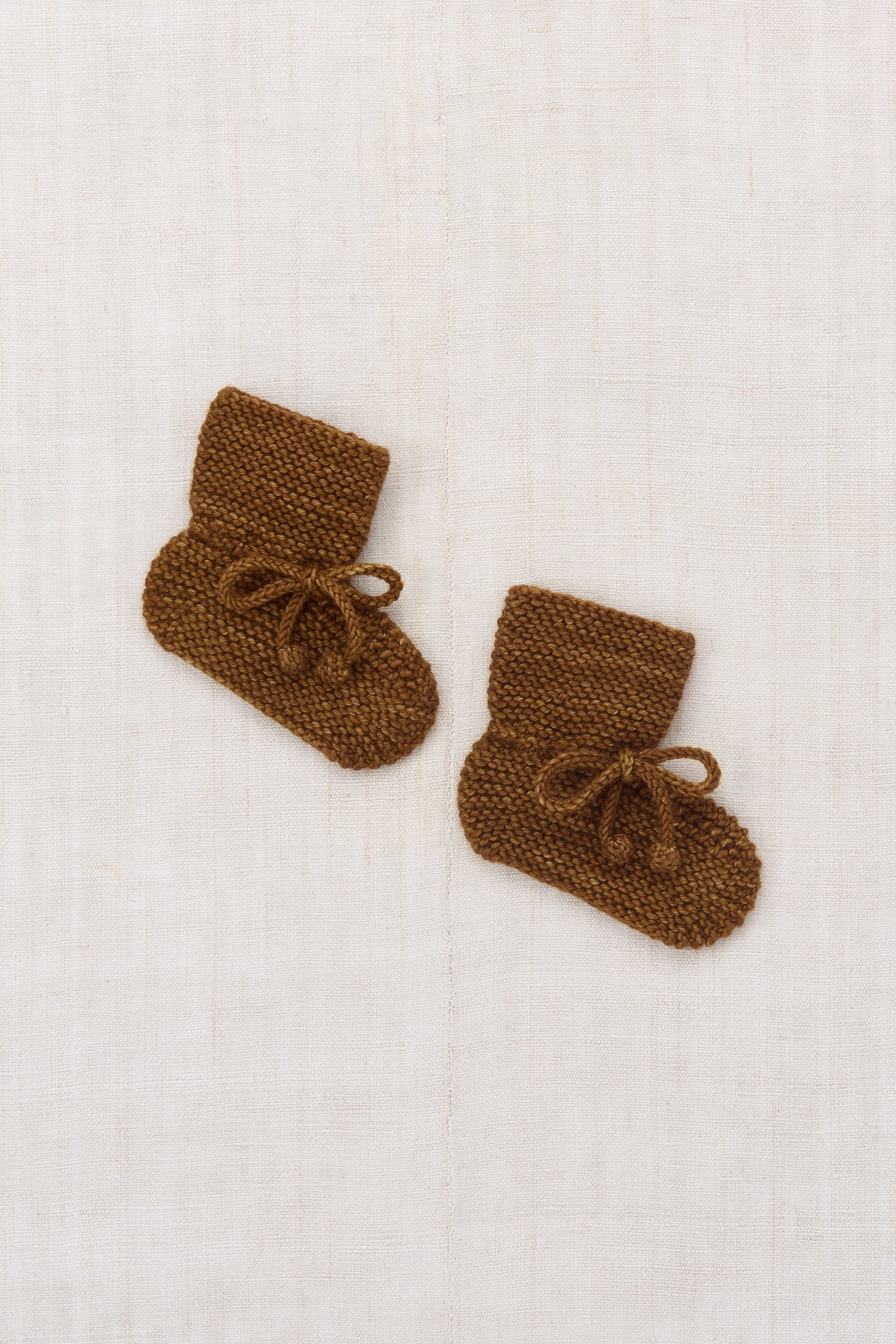Baby Classic Booties - Nutmeg