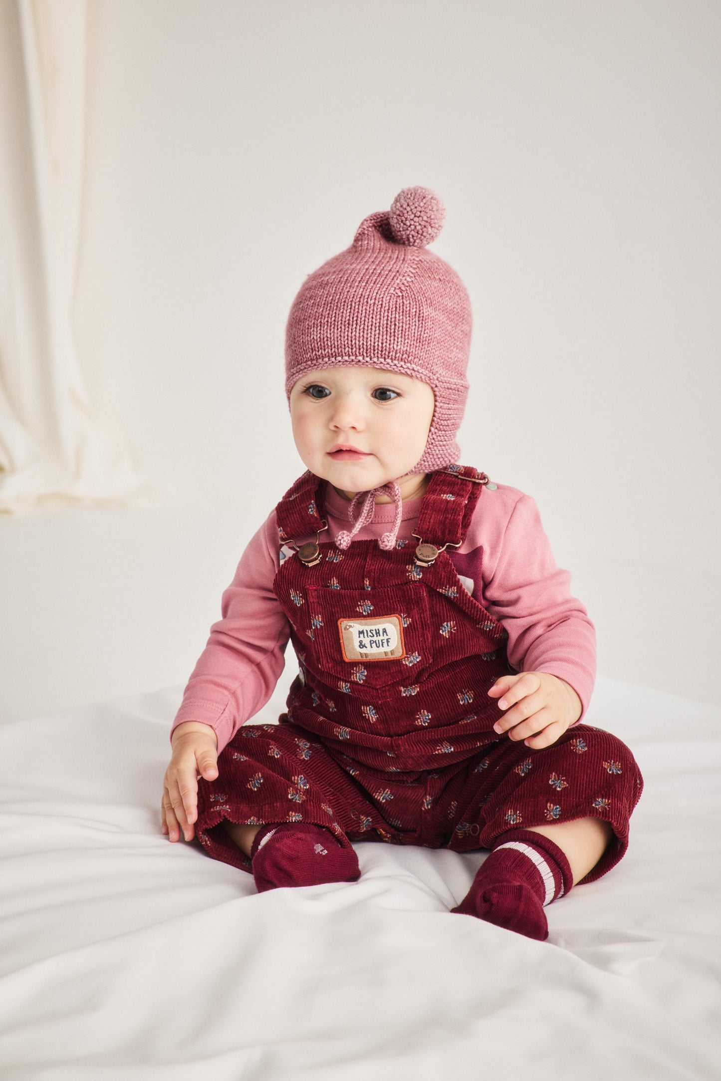 Baby Corduroy Carpenter Overall - Cambridge Mariposa
