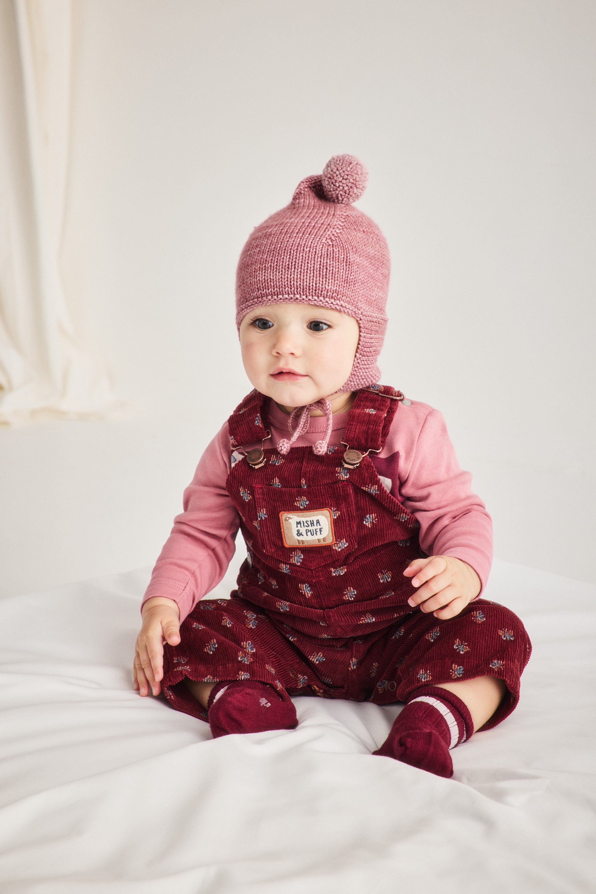 Baby Corduroy Carpenter Overall - Cambridge Mariposa