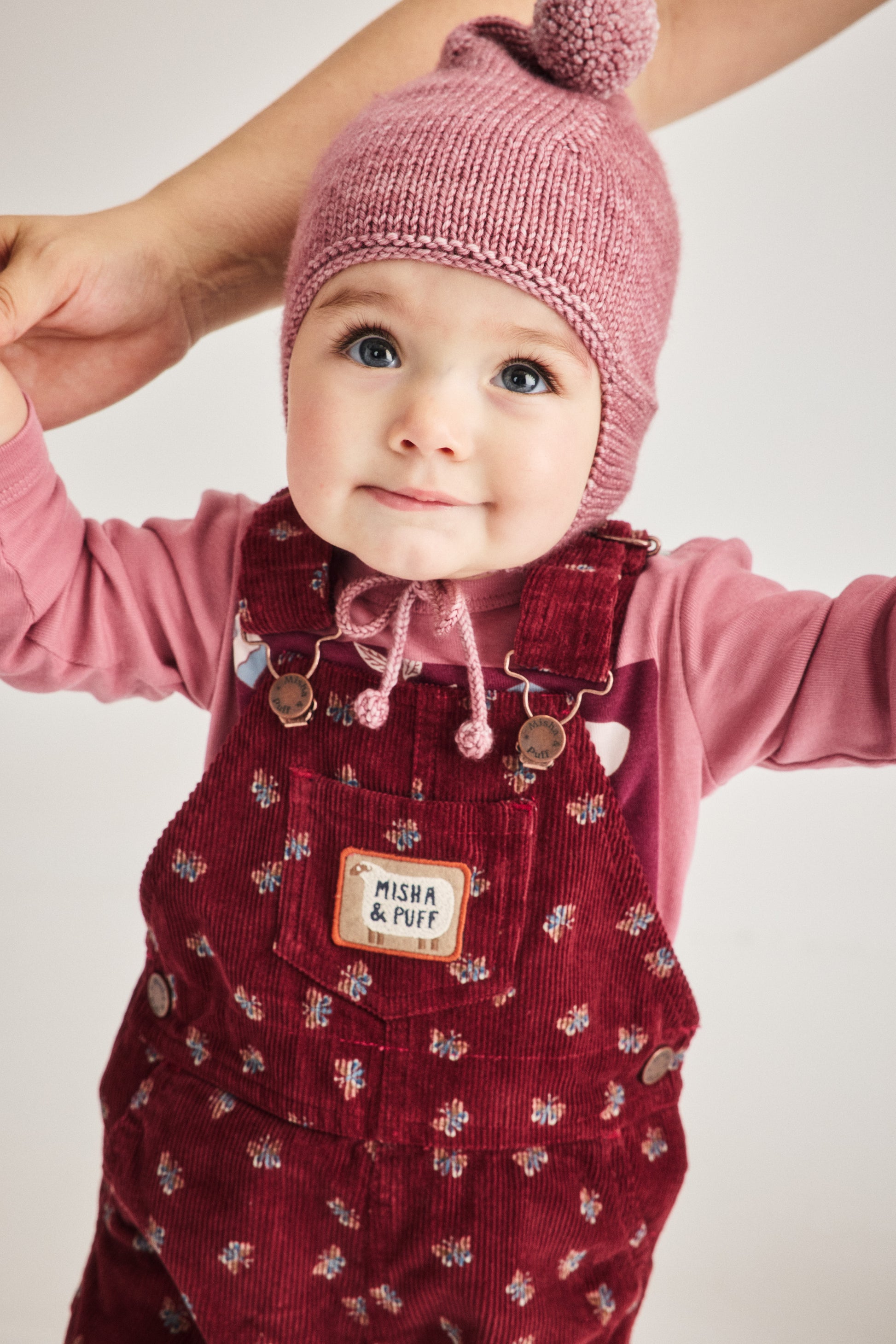 Baby Corduroy Carpenter Overall - Cambridge Mariposa