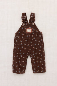 Baby Corduroy Carpenter Overall - Dark Roast Mariposa