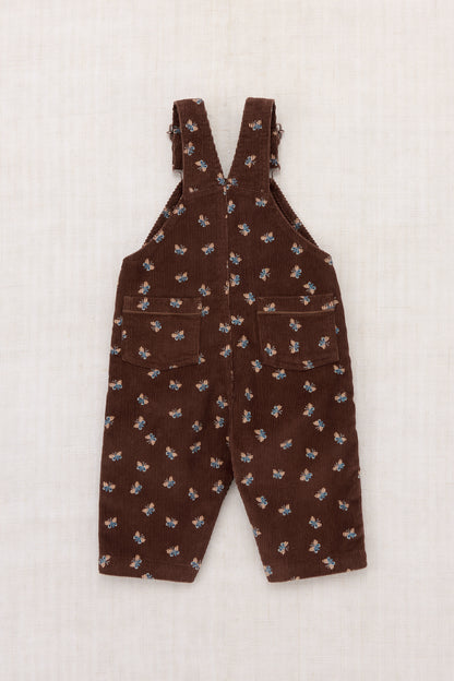 Baby Corduroy Carpenter Overall - Dark Roast Mariposa