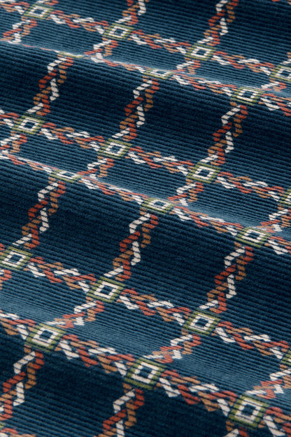 Baby Corduroy Carpenter Overall - Marine Blue Portico