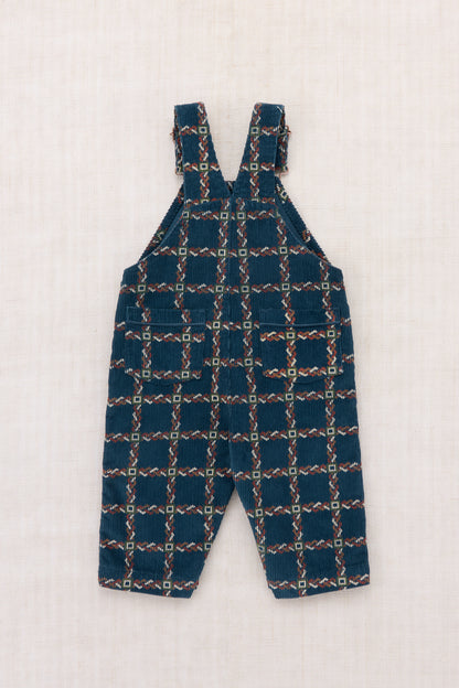 Baby Corduroy Carpenter Overall - Marine Blue Portico