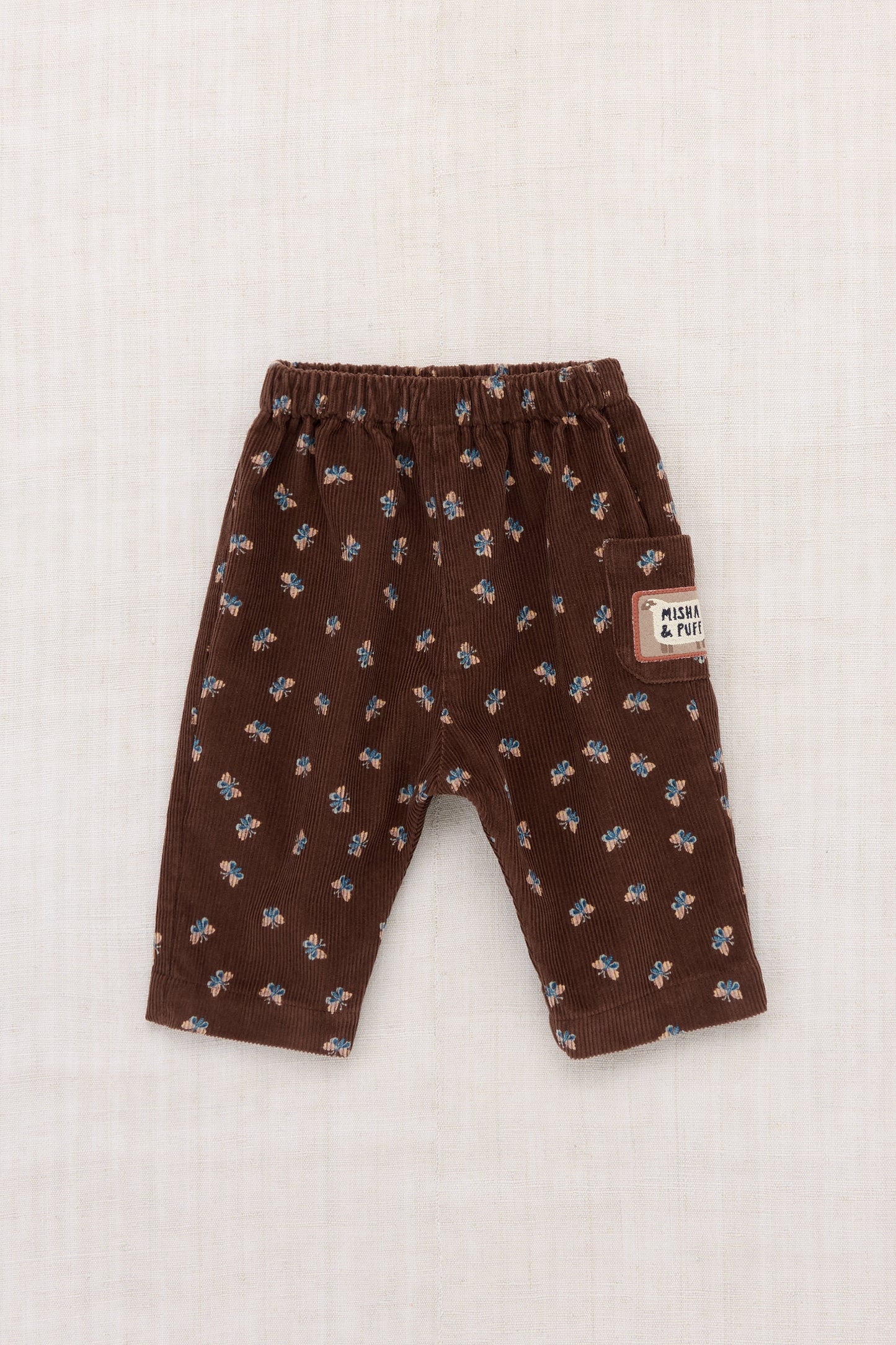 Baby Corduroy Yume Pant - Dark Roast Mariposa