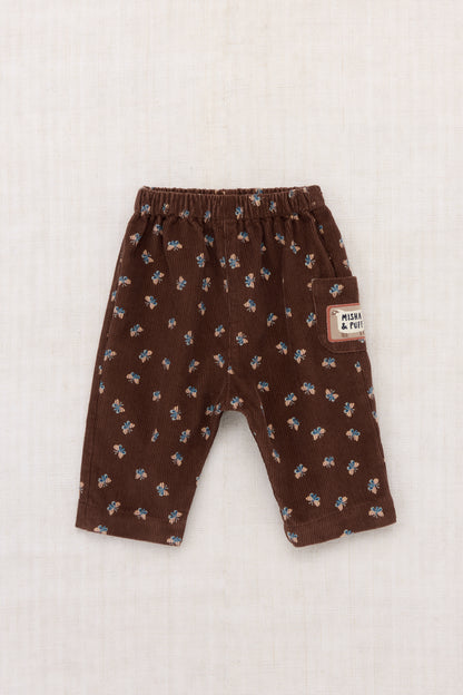 Baby Corduroy Yume Pant - Dark Roast Mariposa