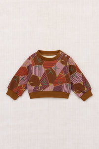 Baby Crewneck Sweatshirt - Antique Rose Kyoto