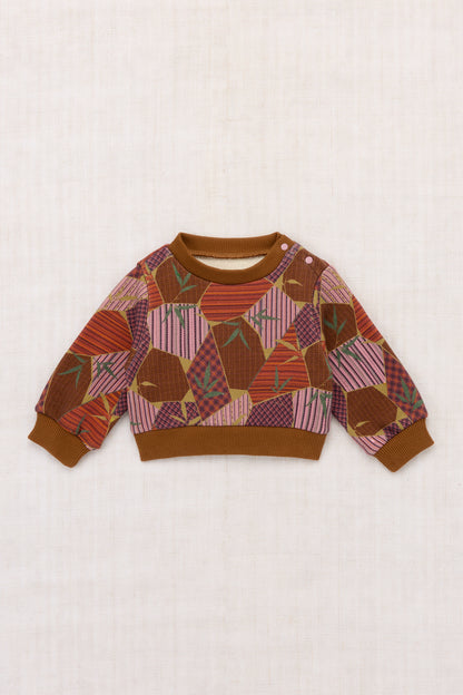 Baby Crewneck Sweatshirt - Antique Rose Kyoto