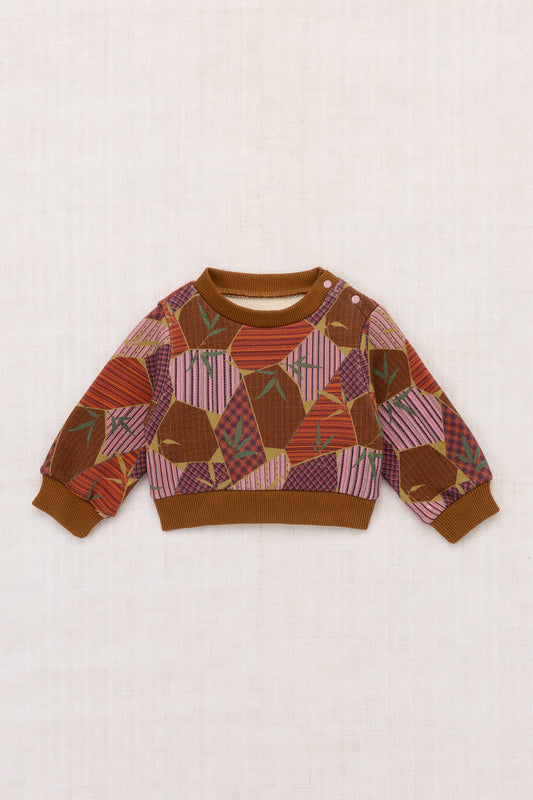 Baby Crewneck Sweatshirt - Antique Rose Kyoto