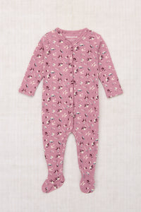 Baby Footed One-Piece - Antique Rose Circus