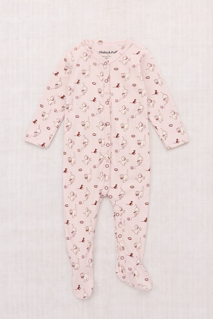 Baby Footed One-Piece - Candyfloss Cat & Mouse