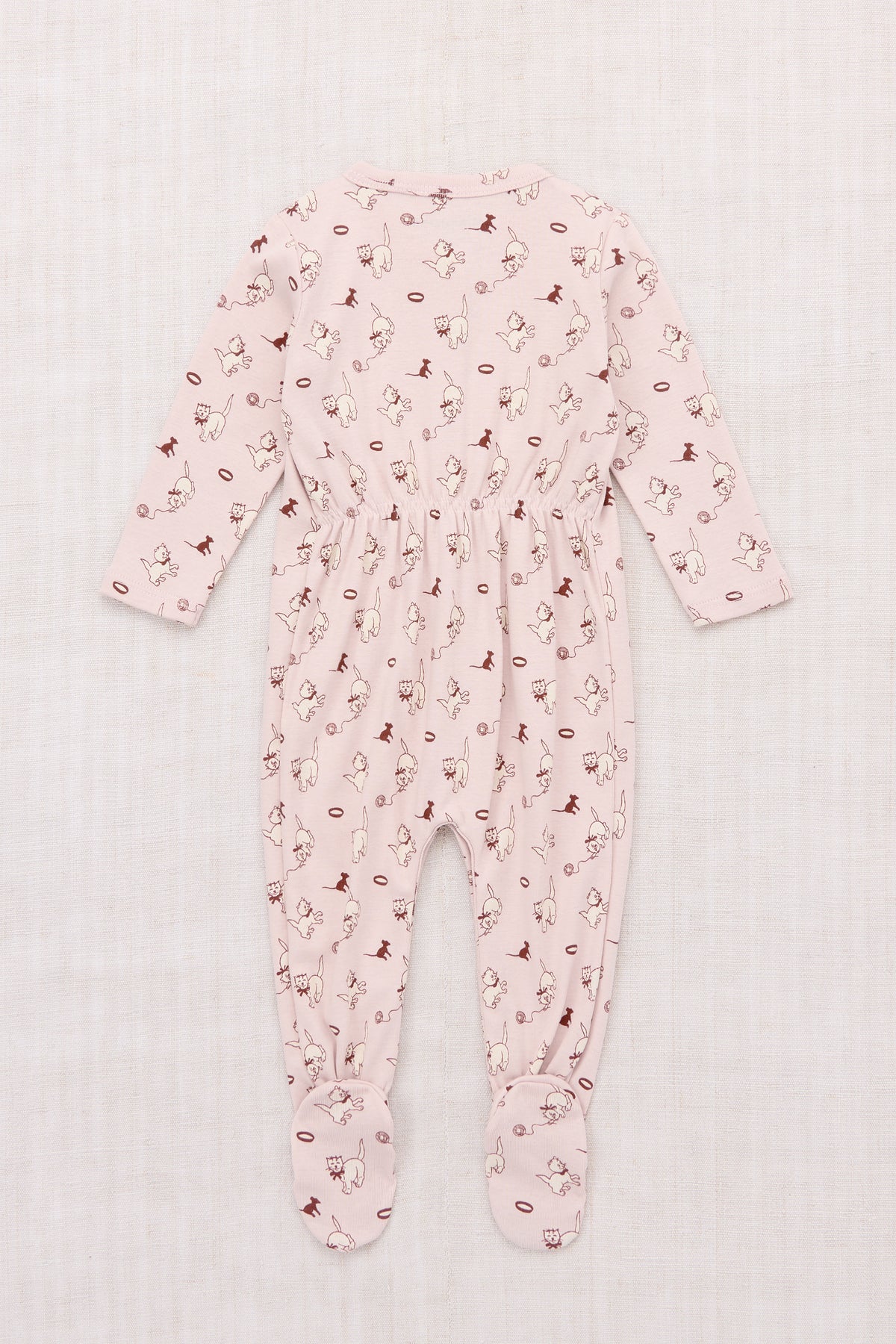 Baby Footed One-Piece - Candyfloss Cat & Mouse