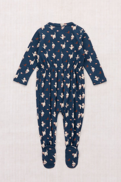 Baby Footed One-Piece - Moonlight Cat & Mouse