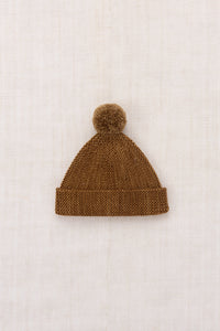 Baby Garter Hat - Acorn