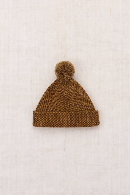 Baby Garter Hat - Acorn
