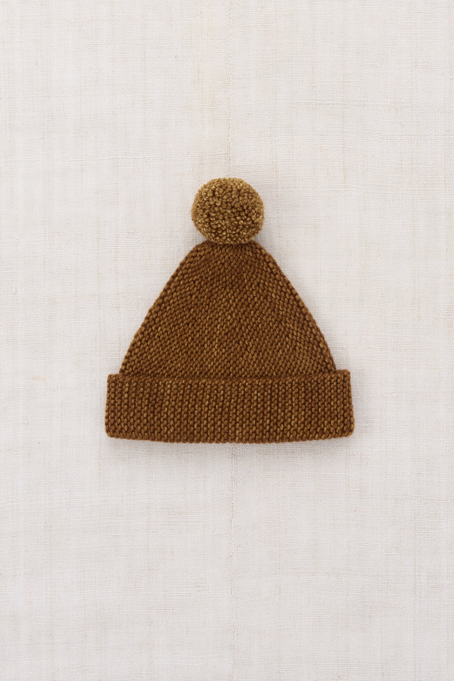 Baby Garter Hat - Nutmeg