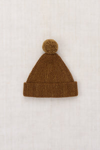 Baby Garter Hat - Nutmeg