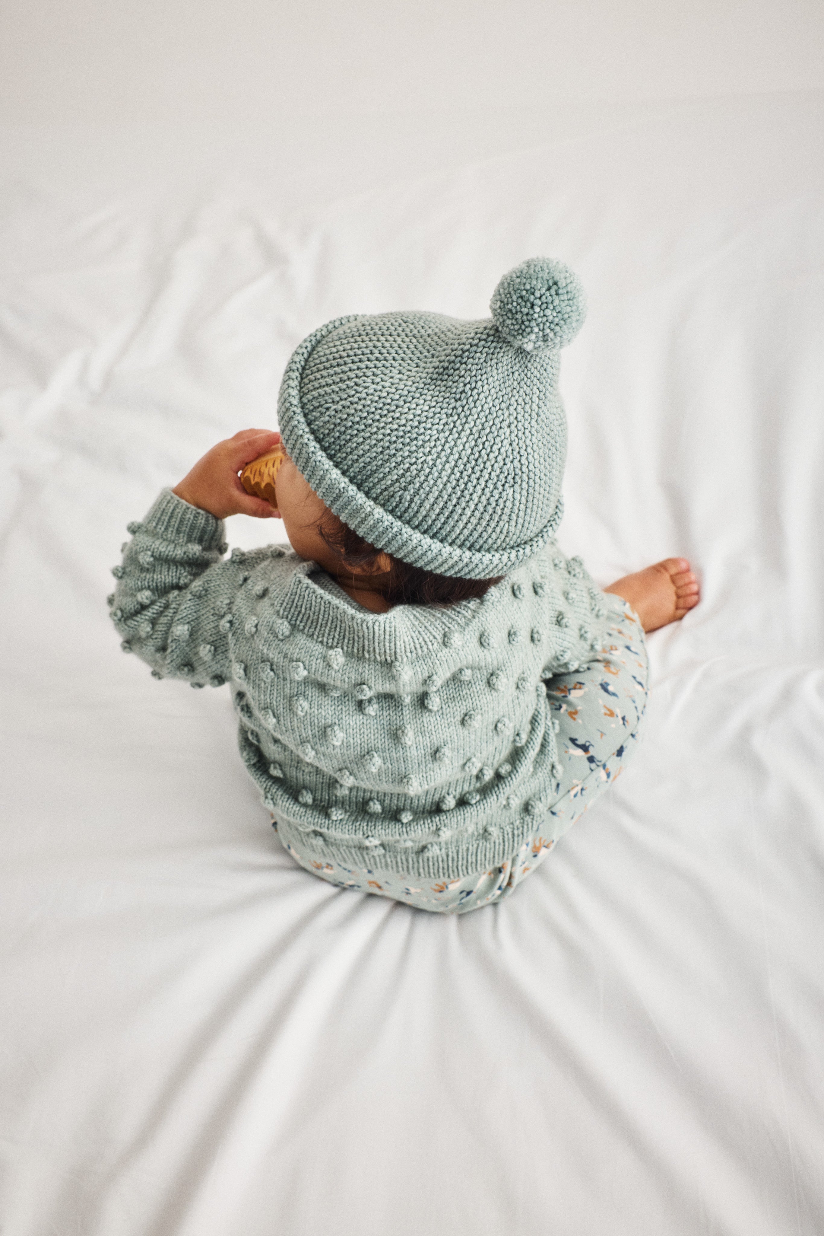 Baby Garter Hat – Misha & Puff
