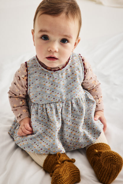 Baby Hana Top - Marine Blue Celebration