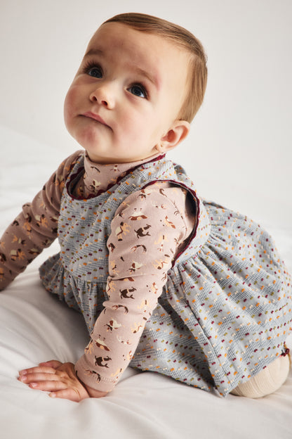 Baby Hana Top - Marine Blue Celebration