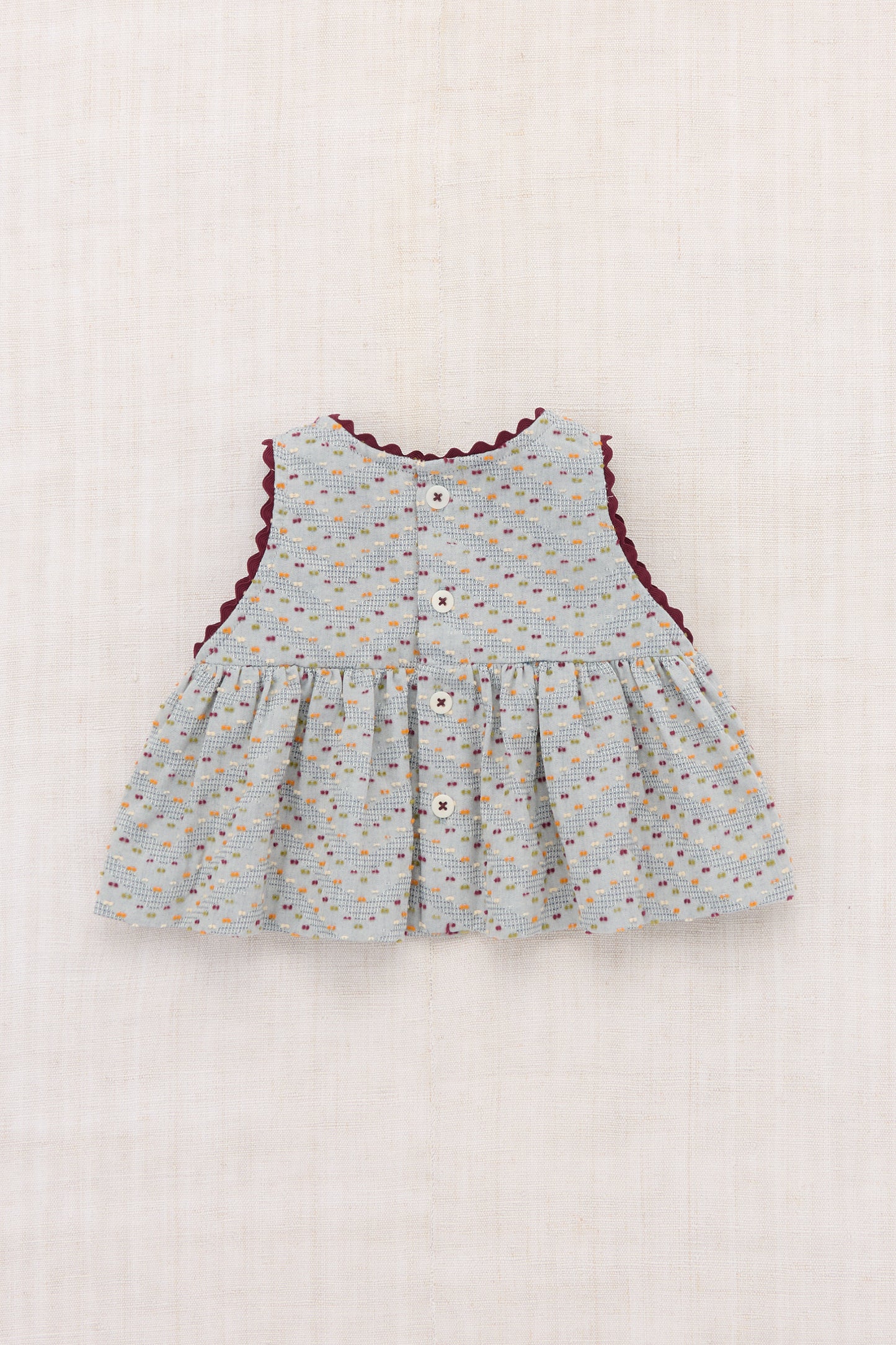 Baby Hana Top - Marine Blue Celebration