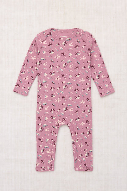 Baby Jumpsuit - Antique Rose Circus