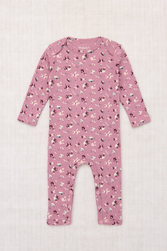 Baby Jumpsuit - Antique Rose Circus