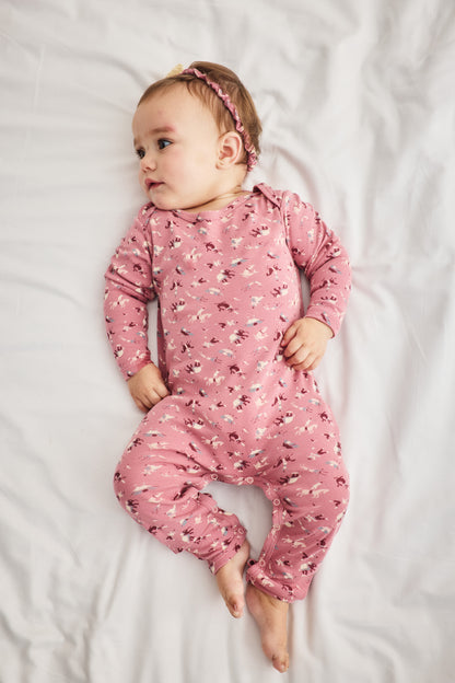 Baby Jumpsuit - Antique Rose Circus