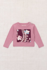 Baby Kikyo Flower Boxy Top - Antique Rose