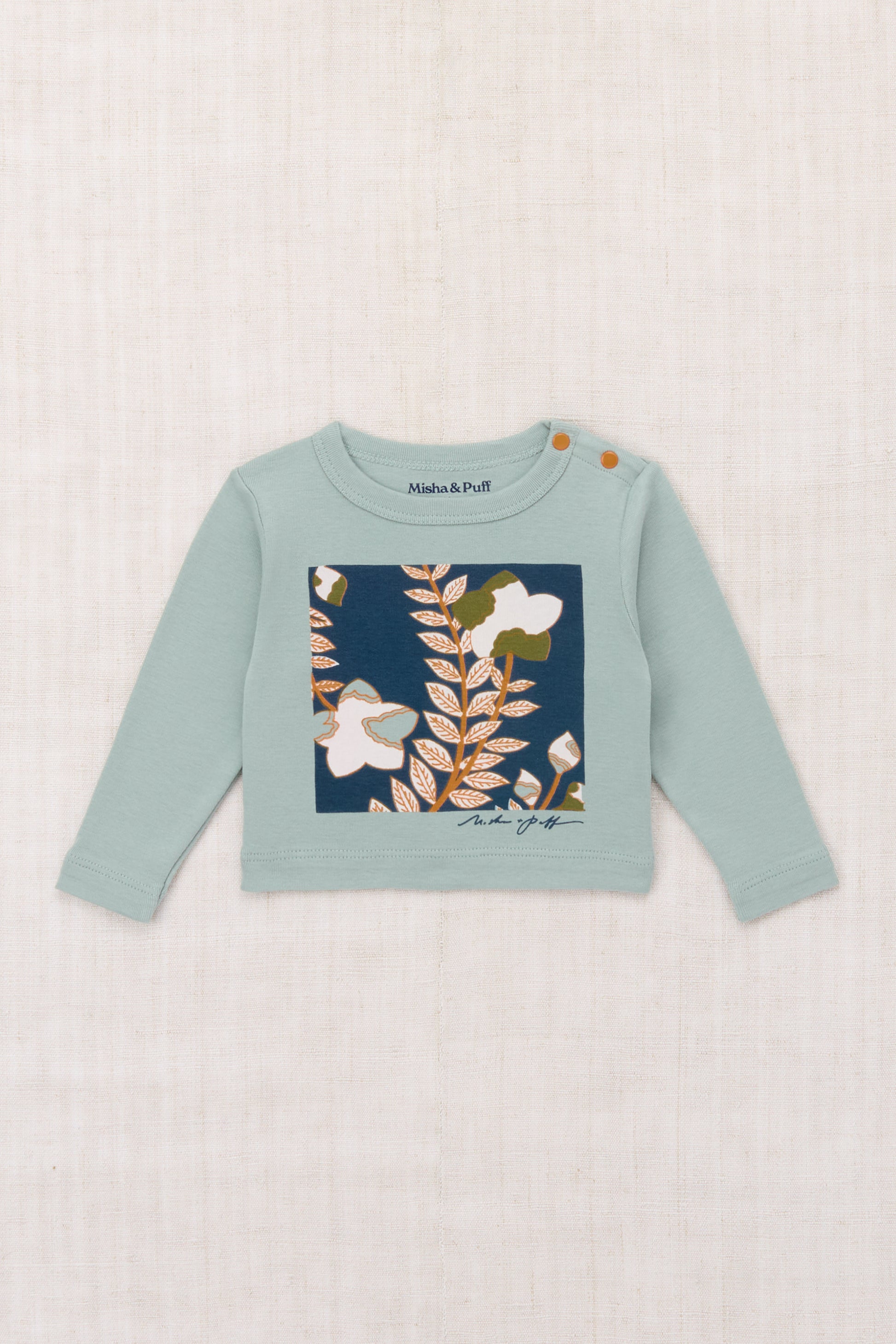 Baby Kikyo Flower Boxy Top - Onsen