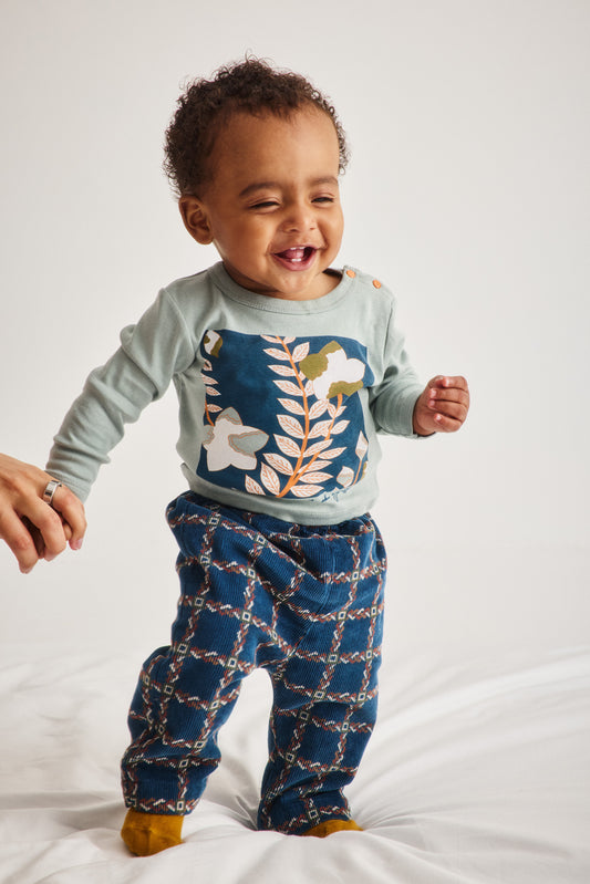 Baby Kikyo Flower Boxy Top - Onsen
