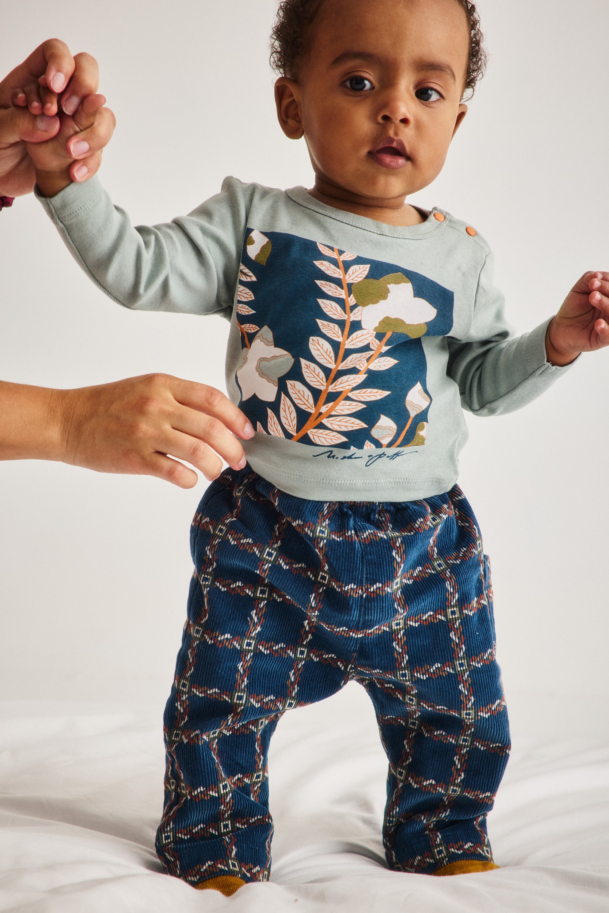Baby Kikyo Flower Boxy Top - Onsen