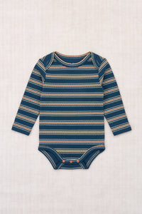 Baby Lap Onesie - Marine Blue Sgraffito