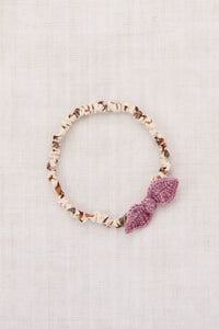 Baby Leaf Headband - Antique Rose