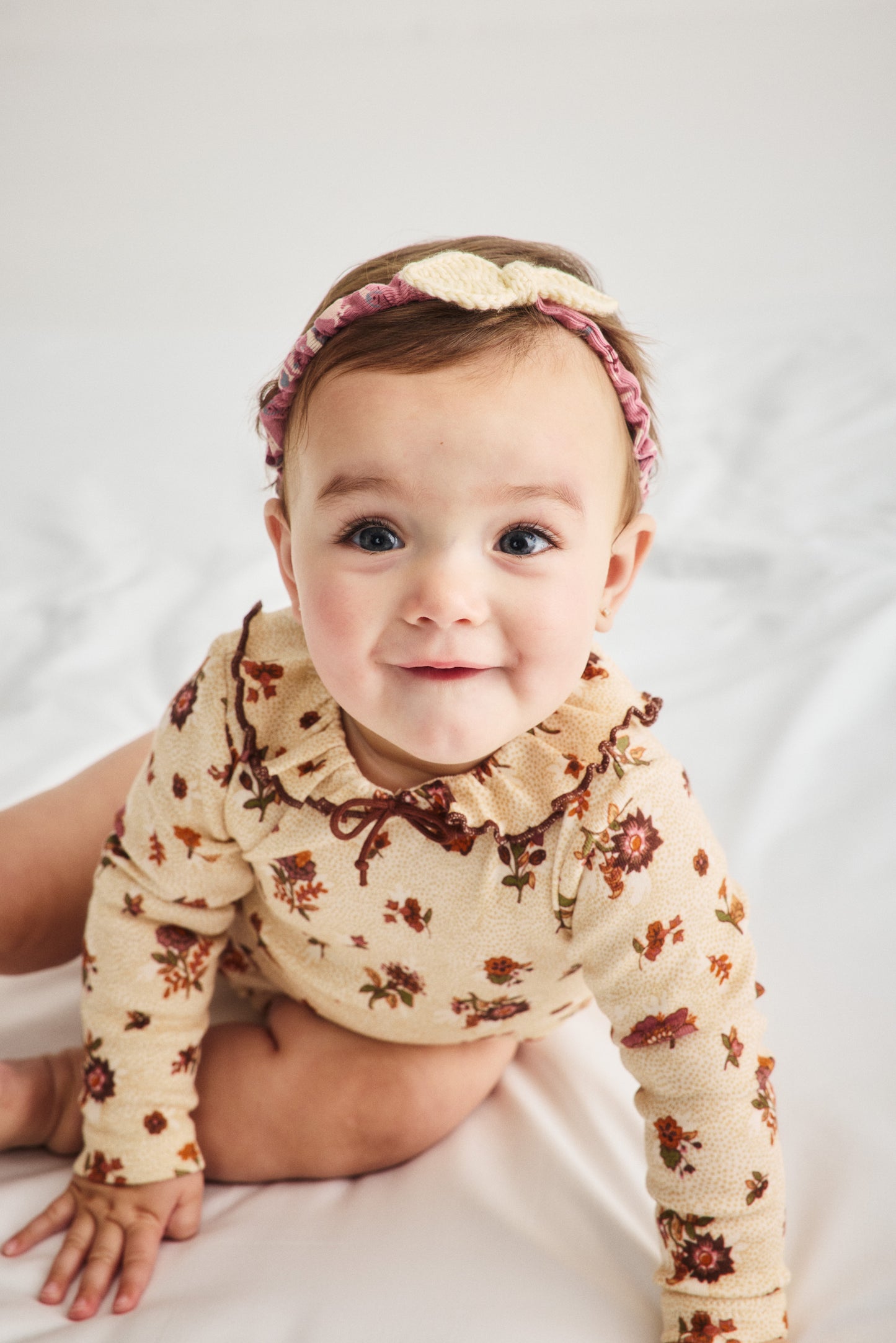 Baby Leaf Headband - Shortbread