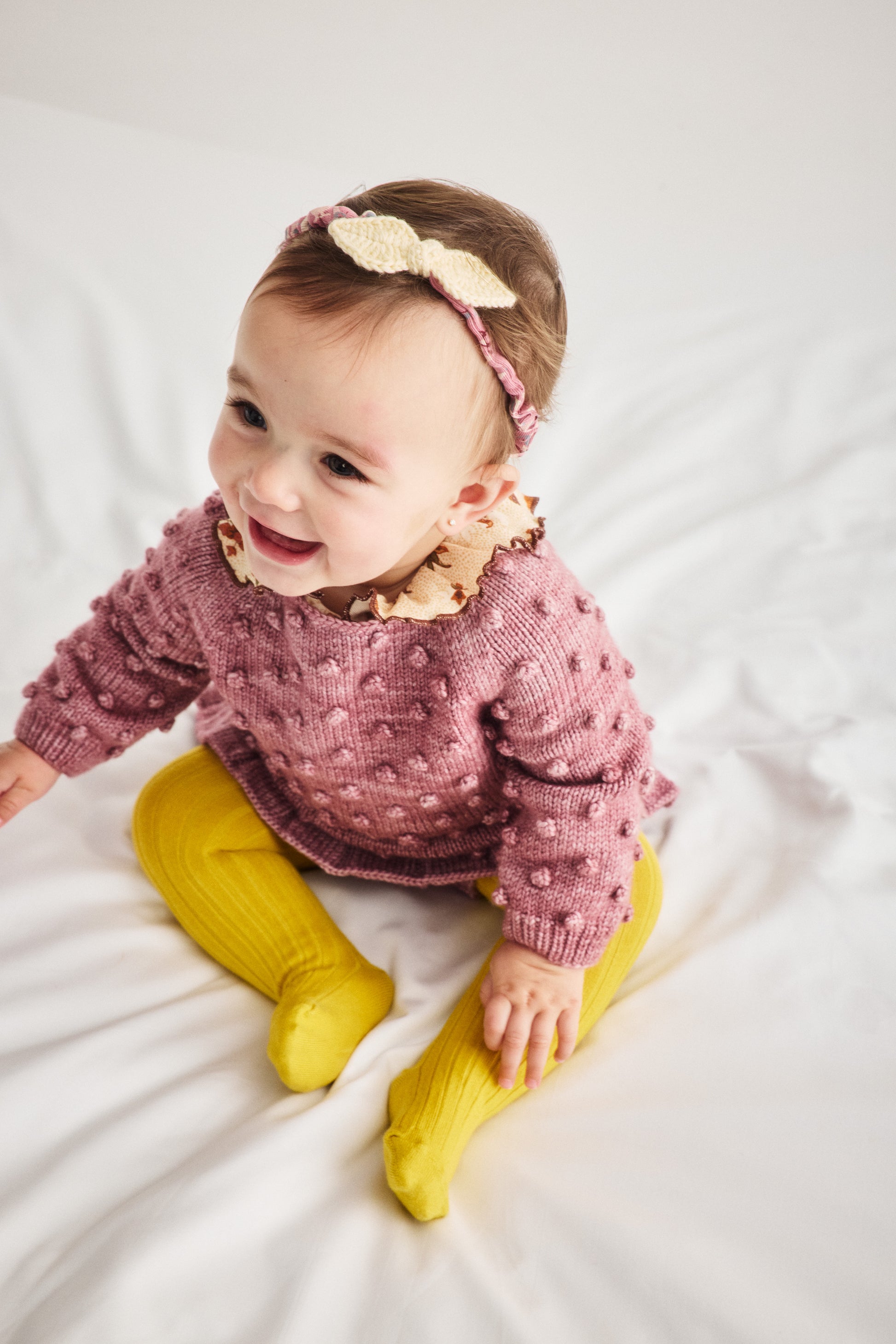Baby Leaf Headband - Shortbread