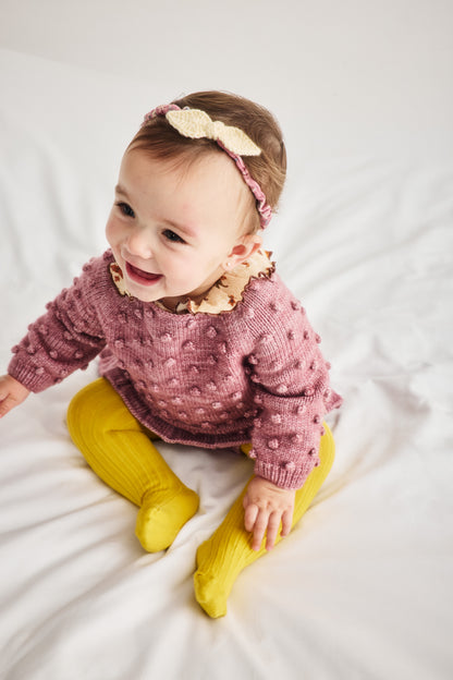 Baby Leaf Headband - Shortbread